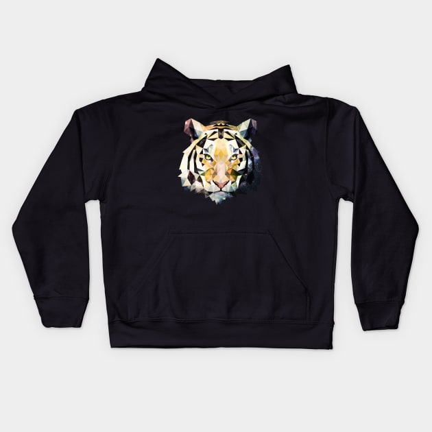 The tiger Kids Hoodie by hellwoodica